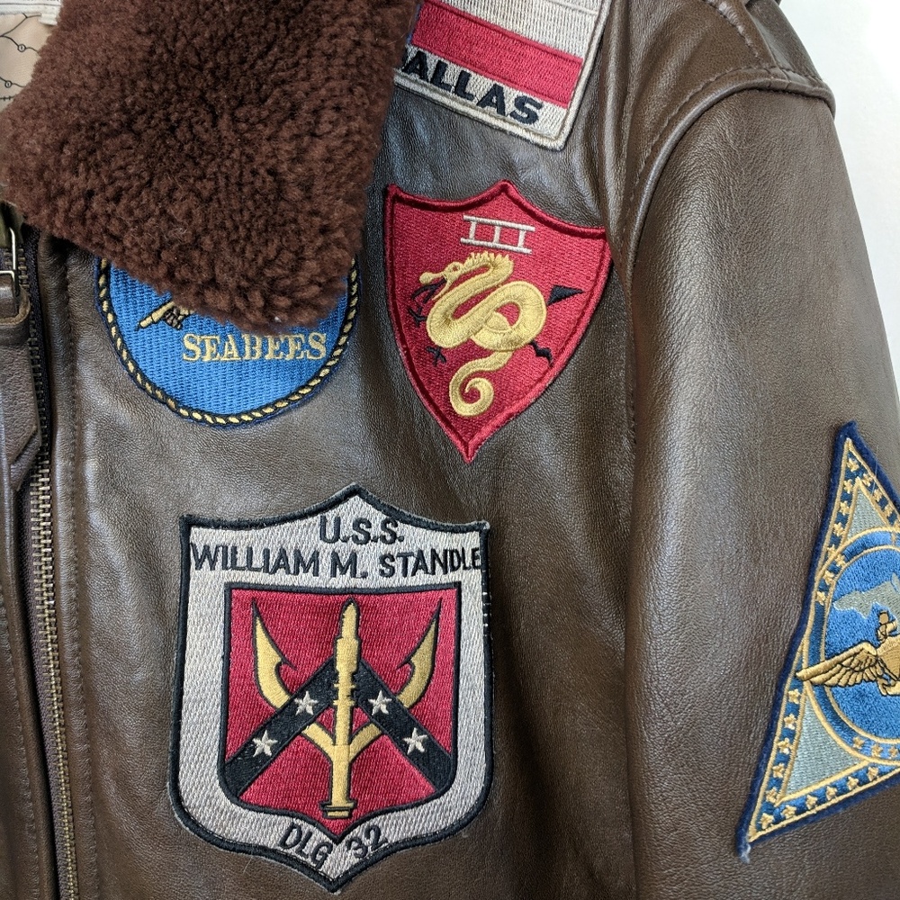 Avirex Top Gun Aviator Jacket - Picture 2 of 8